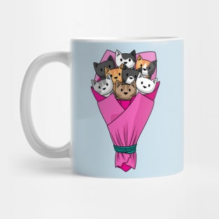 Cat bouquet Mug